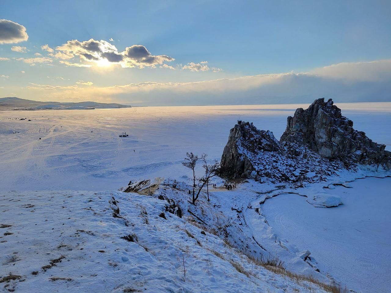 Лёд Байкала. В гости к Шаману.